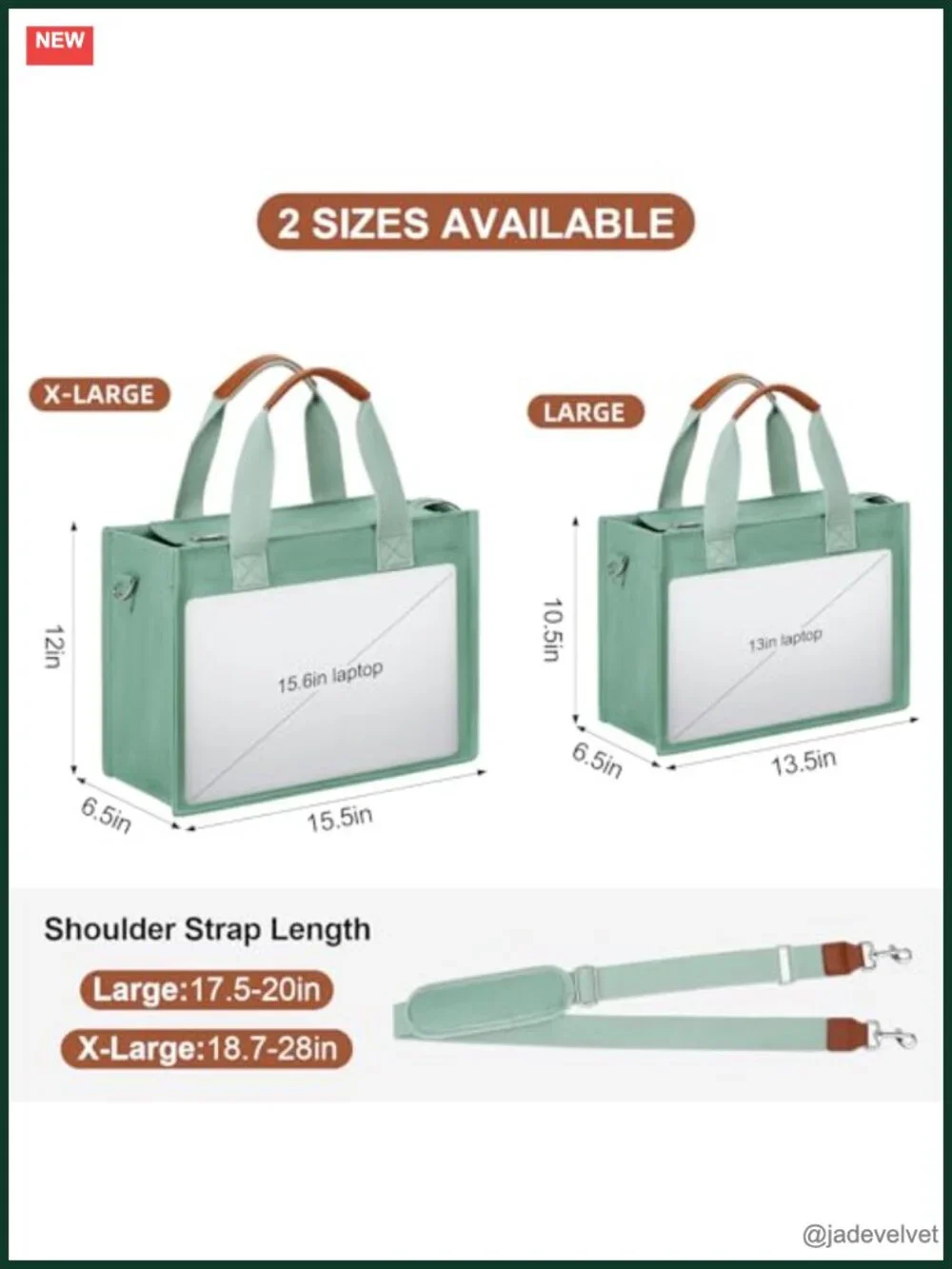 Large Canvas Tote Bag with Zipper and Compartments Crossbody Work Tote